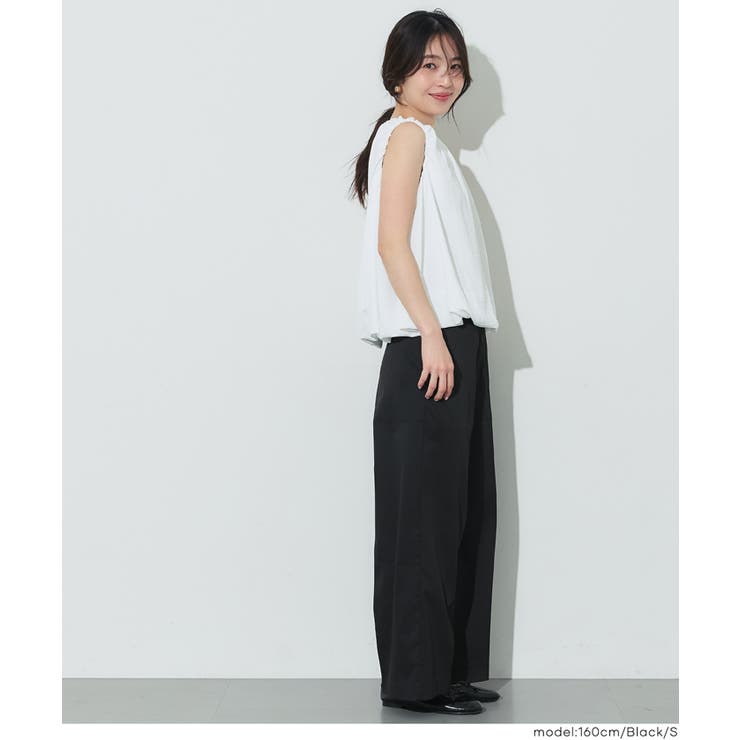 SOLOTEX(R)使用ツイルチノワイドパンツ レディース | coca | 詳細画像10 