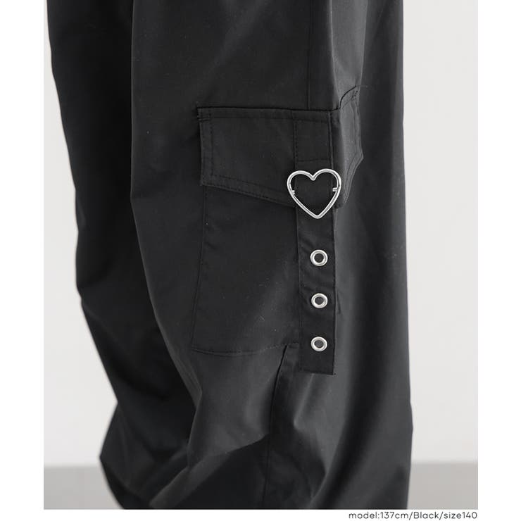 ハートバックルパラシュートパンツ | coca | 詳細画像9 