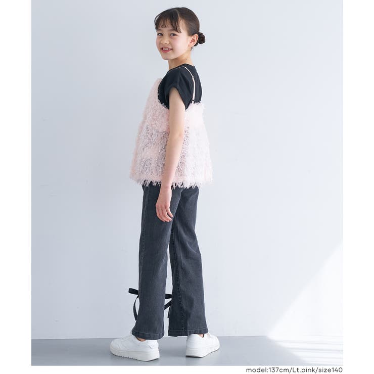 【親子お揃い】シャギーフレアキャミソール | coca | 詳細画像5 