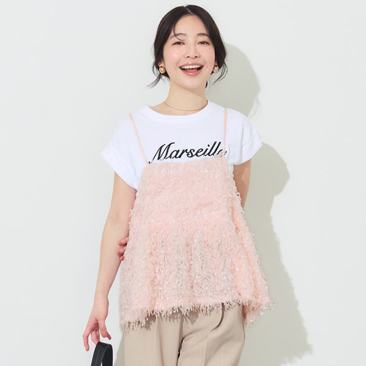 シャギーフレアキャミソール | coca | 詳細画像1 