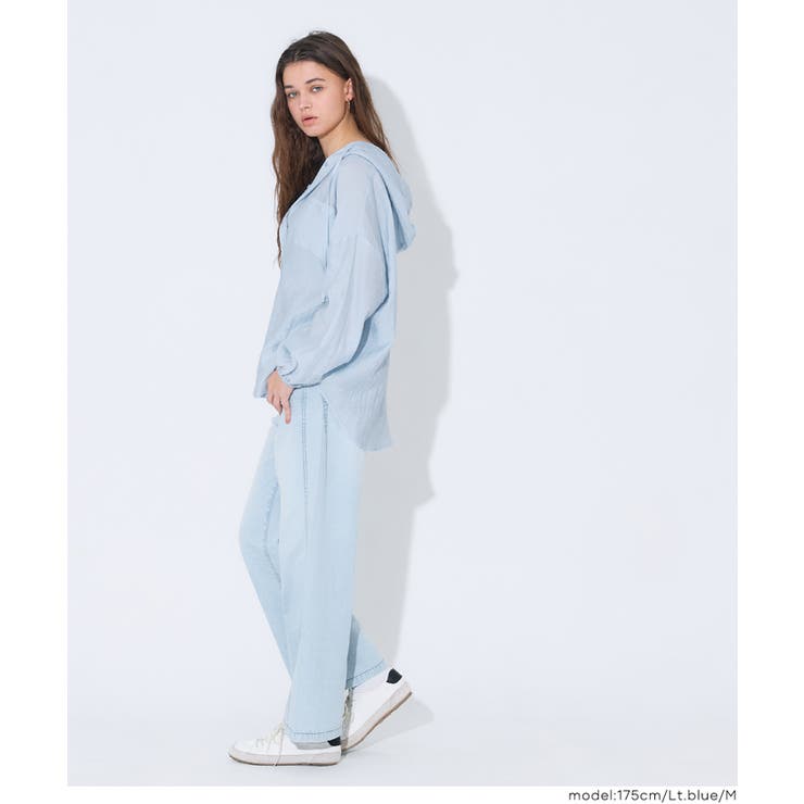 シアーフーディーブラウス | coca | 詳細画像17 