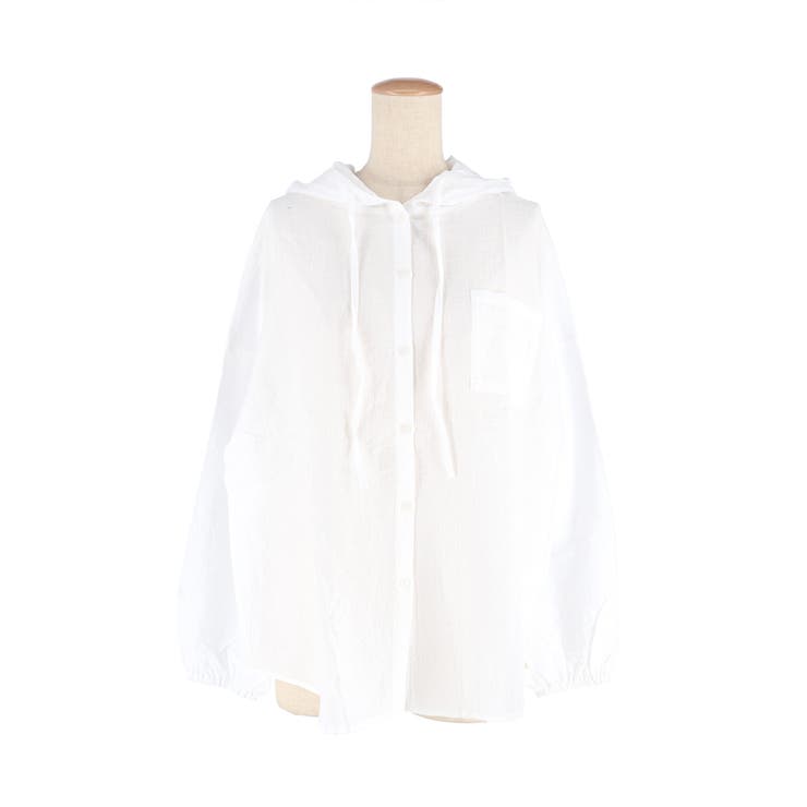 シアーフーディーブラウス | coca | 詳細画像2 