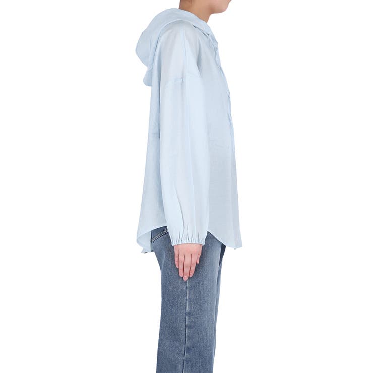 シアーフーディーブラウス | coca | 詳細画像5 