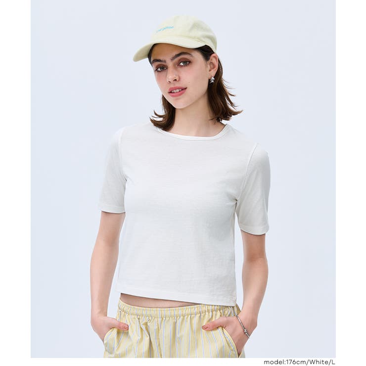 [White] | 【汗染み防止加工】汗染みレスTシャツ | coca