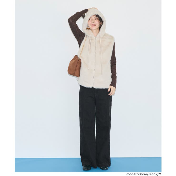 ステッチデザインムーヴデニムパンツ | coca | 詳細画像10 