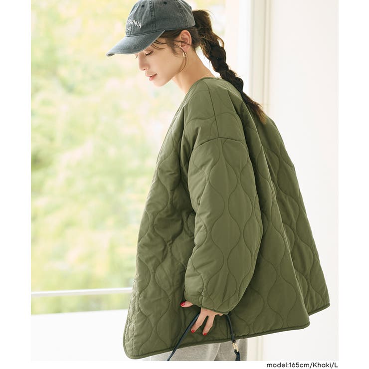 リバーシブルファーキルティングジャケット【西山茉希様着用】 | coca | 詳細画像13 