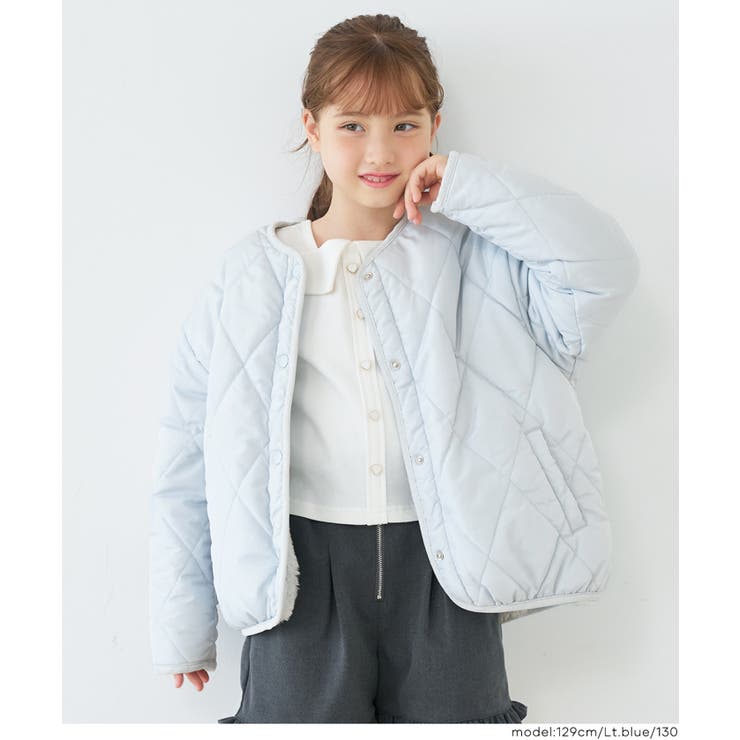親子お揃いリバーシブルキルティングブルゾン(26-260133201-14) | coca | 詳細画像9 