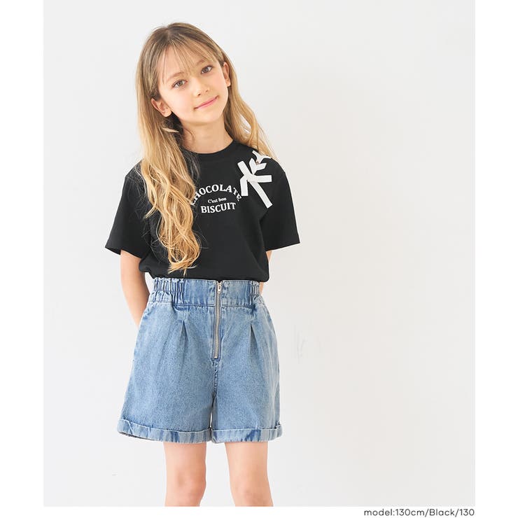 肩あきレースアップTシャツ | coca | 詳細画像4 