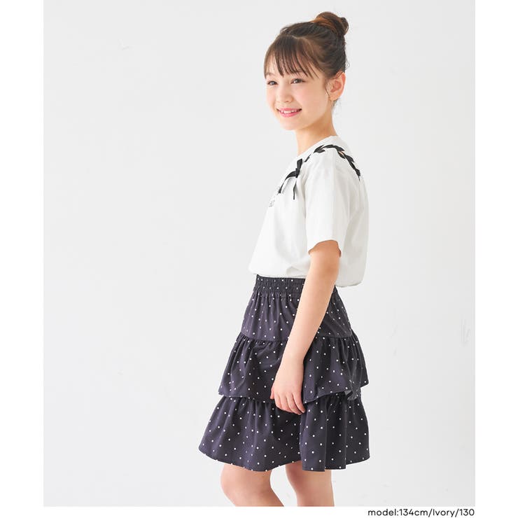 肩あきレースアップTシャツ | coca | 詳細画像10 