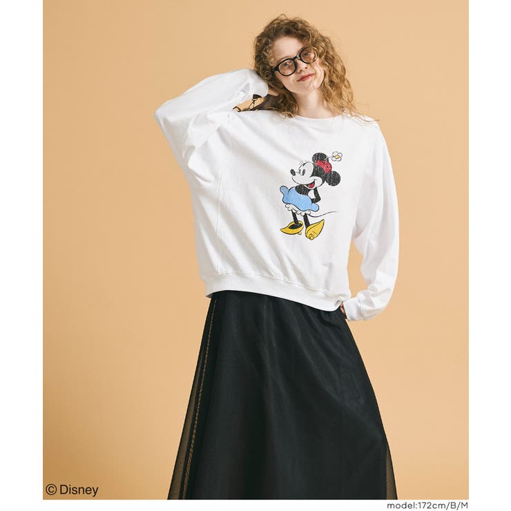 【ディズニー】T-スウェットプリントトップス【高橋愛様着用】 | coca | 詳細画像7 