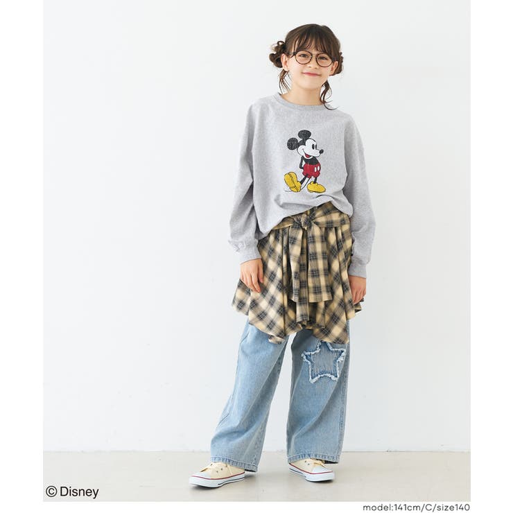 【ディズニー】T-スウェットプリントトップス(26-260511202-16) | coca | 詳細画像12 