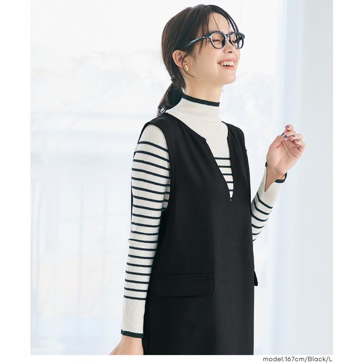 ウーリッシュツイルジャンパースカート | coca | 詳細画像10 