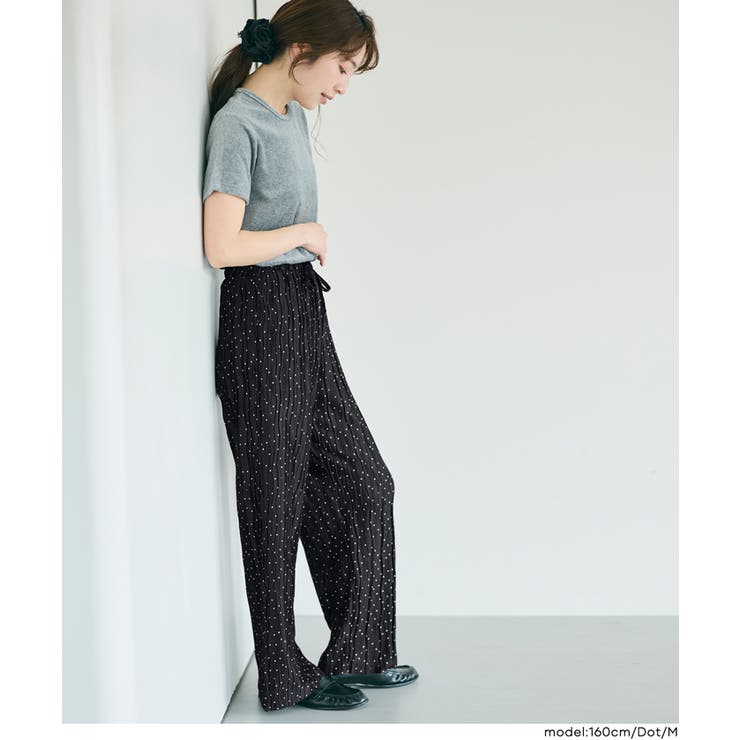 ＼26ssさらに新色登場！／セルフカット可◎スリムウェーブパンツ | coca | 詳細画像6 