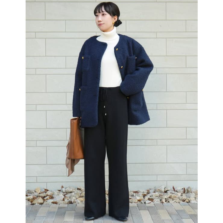 【DAILY WARM】裏シャギーニットパンツ レディース | coca | 詳細画像33 