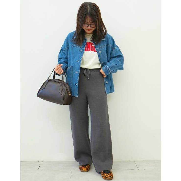 【DAILY WARM】裏シャギーニットパンツ レディース | coca | 詳細画像31 