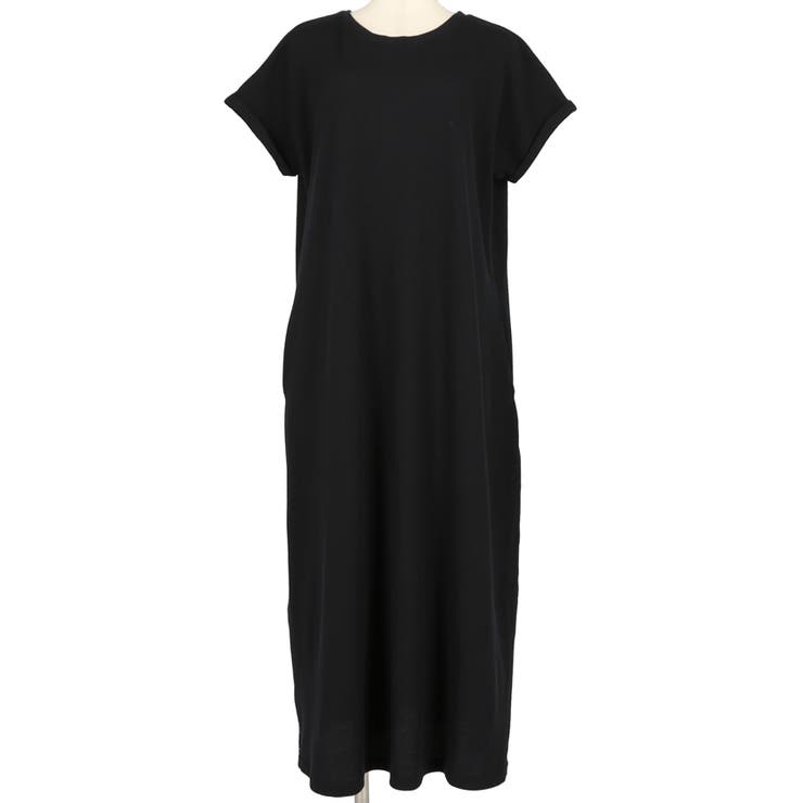 ［Black］ | ポケット付き半袖Aラインサーマルワンピースcocaオリジナル 石田一帆さん着用(… | coca