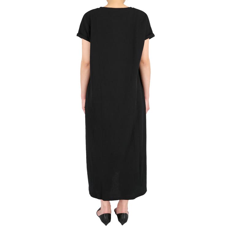 ポケット付き半袖Aラインサーマルワンピースcocaオリジナル 石田一帆さん着用(… | coca | 詳細画像7 