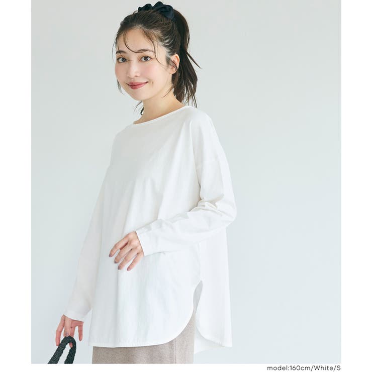 ［White］ | 【新色追加！】レギュラーオンスコットンサイドスリットビッグTシャツ | coca