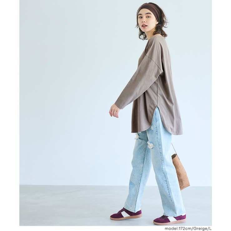 【新色追加！】レギュラーオンスコットンサイドスリットビッグTシャツ | coca | 詳細画像11 