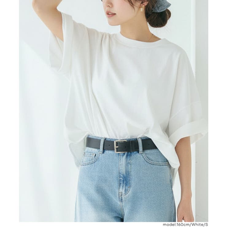 ＼４サイズ展開・26ss新色登場！／着回し力抜群！5部袖ビッグTシャツ | coca | 詳細画像15 
