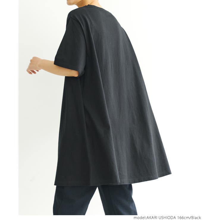 ポケット付き半袖チュニック[品番：PA000012516]｜coca（コカ