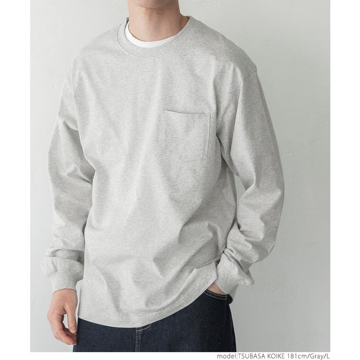 ［Gray］ | メンズポケットロンT | coca