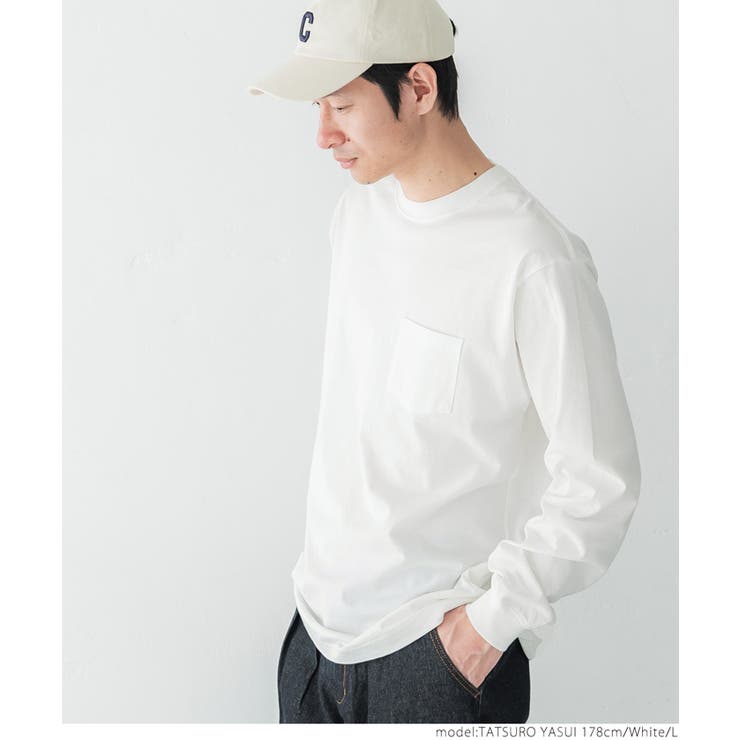 ［White］ | メンズポケットロンT | coca
