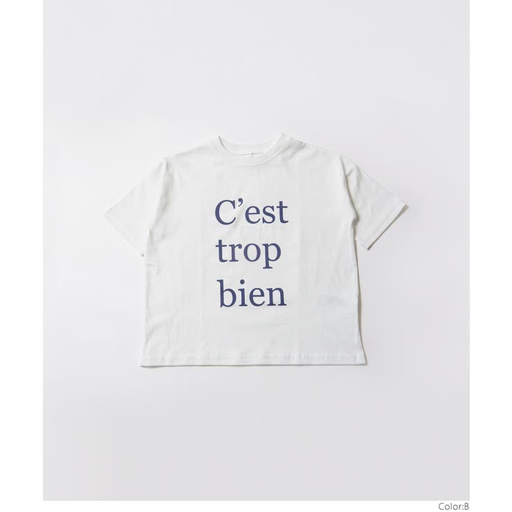 ［B］ | キッズ 親子お揃いビッグシルエットプリントTシャツ | coca