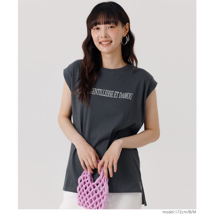 ノースリーブロゴTシャツ[品番：PA000014342]｜coca（コカ）のレディースファッション通販｜SHOPLIST（ショップリスト）