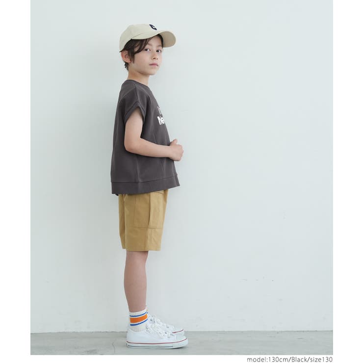 キッズ 親子お揃い裏毛ボックスロゴトップス | coca | 詳細画像8 