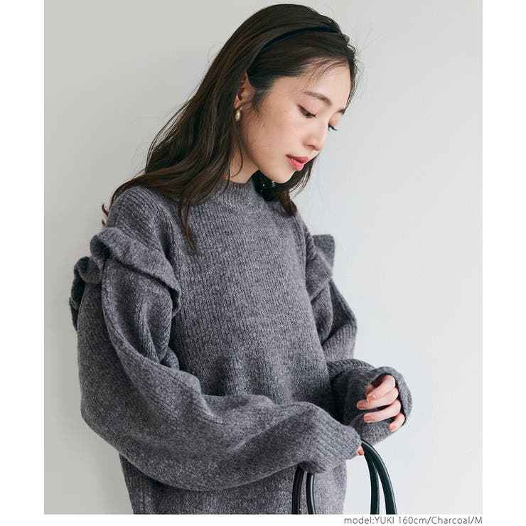 極上美品✨ CHANEL 03A ウールブレンド プルオーバー フリル ニット ウールブレンド フェアアイル柄 プルオーバーニット【手洗いOK