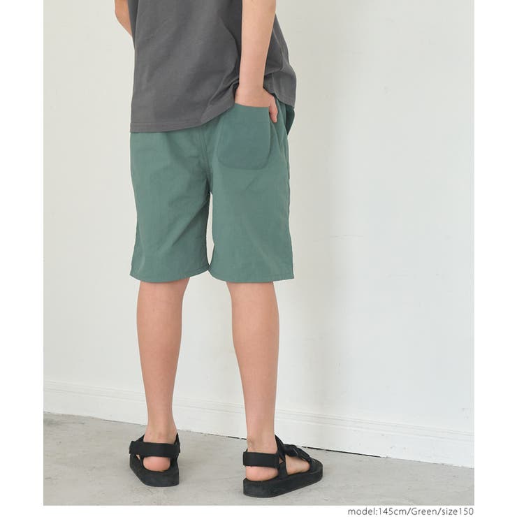 ［Green］ | ワッシャーナイロンショートパンツ キッズ | coca