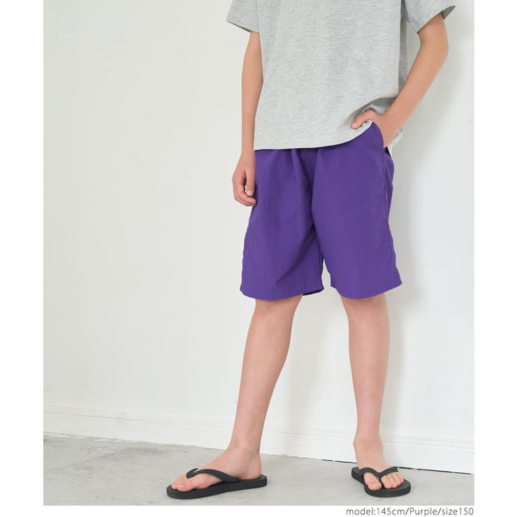 ワッシャーナイロンショートパンツ キッズ[品番：PA000014093