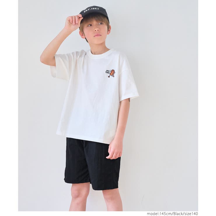 ［Black］ | ワッシャーナイロンショートパンツ キッズ | coca