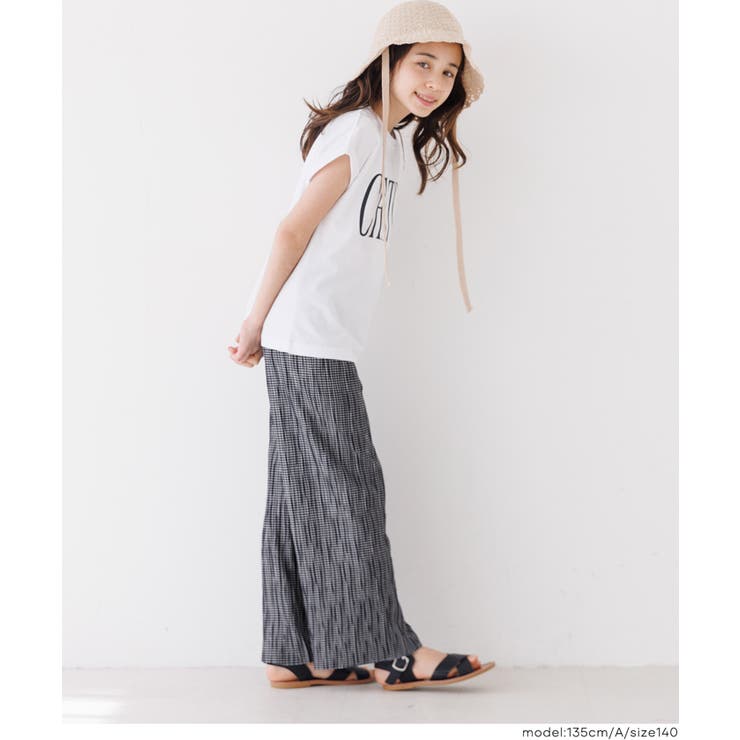 〈26ss新色登場〉親子お揃いウェーブプリーツパンツ | coca | 詳細画像3 