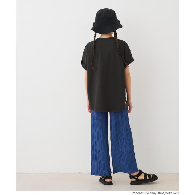 〈26ss新色登場〉親子お揃いウェーブプリーツパンツ | coca | 詳細画像5 