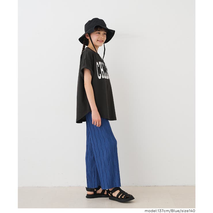 〈26ss新色登場〉親子お揃いウェーブプリーツパンツ | coca | 詳細画像6 