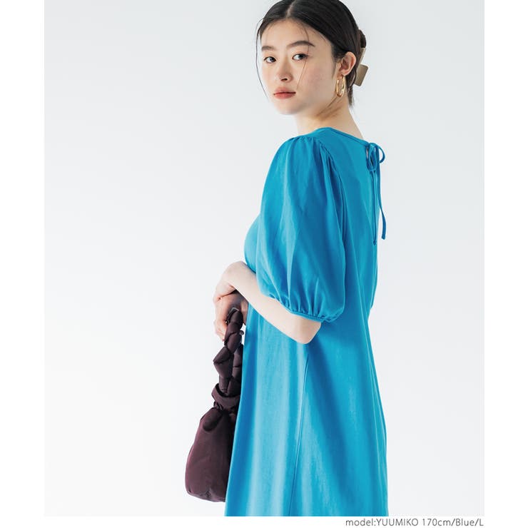 パフスリーブカットソーワンピース[品番：PA000014358]｜coca（コカ）のレディースファッション通販｜SHOPLIST（ショップリスト）