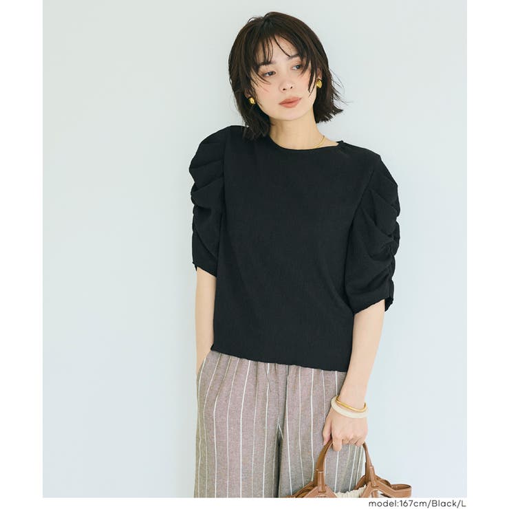 ＼26ssさらに新色登場／シボシャーリングトップス | coca | 詳細画像14 