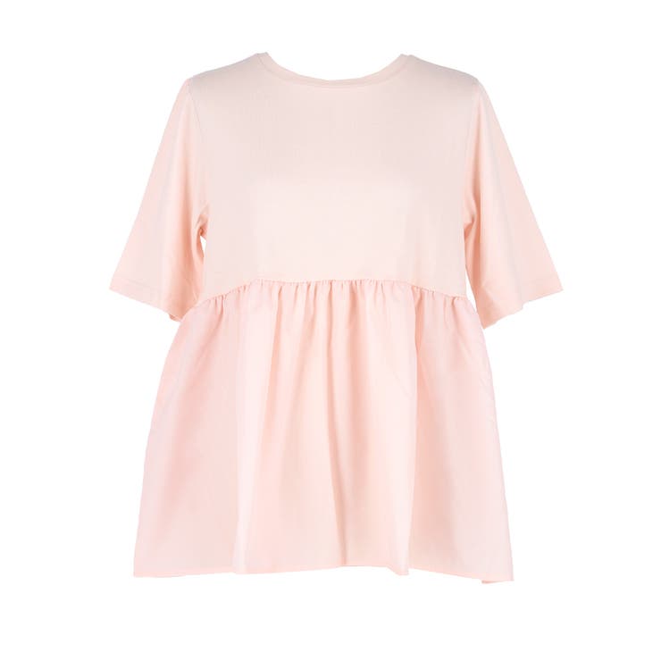 【新色追加！】クルーネックドッキングカットソー | coca | 詳細画像3 