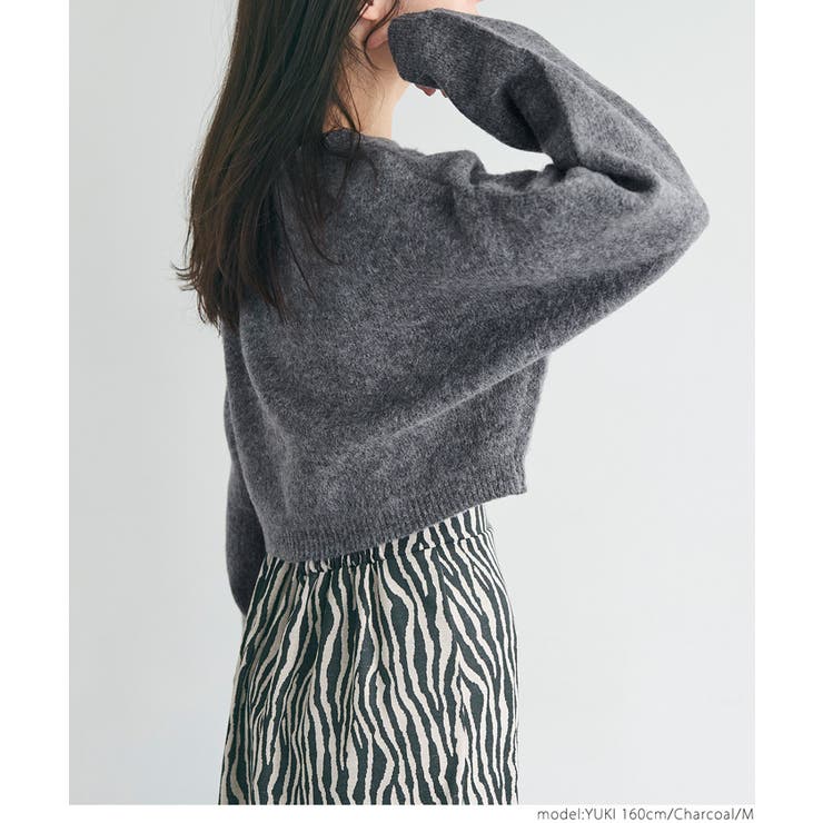 モヘヤライクショート丈ニットトップス[品番：PA000014967]｜coca（コカ）のレディースファッション通販｜SHOPLIST（ショップリスト）