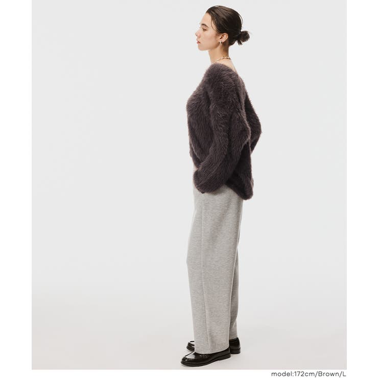 ふんわりシャギーニットカーディガン レディース | coca | 詳細画像19 