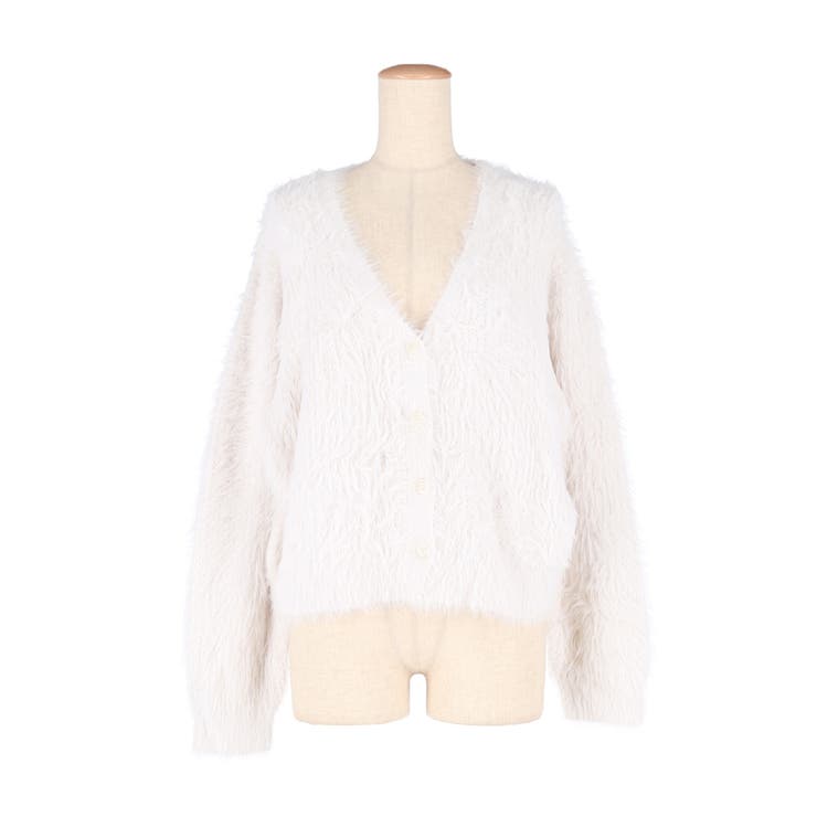 ふんわりシャギーニットカーディガン レディース | coca | 詳細画像2 