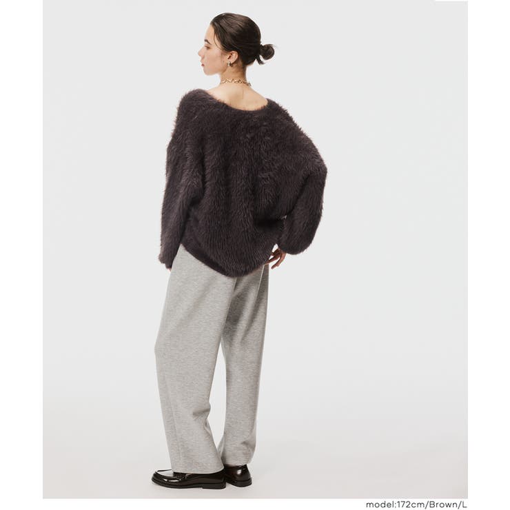 ふんわりシャギーニットカーディガン レディース | coca | 詳細画像21 