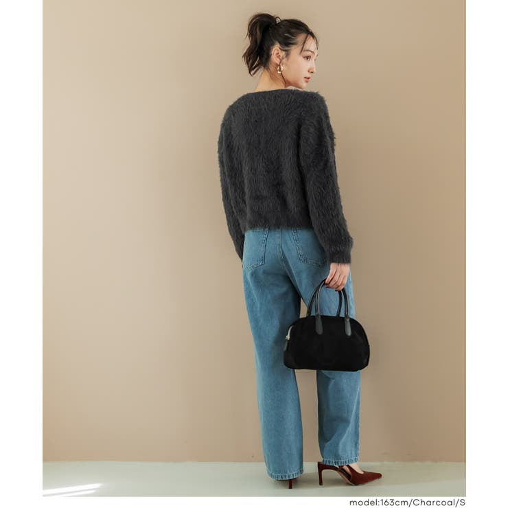 ふんわりシャギーニットカーディガン レディース | coca | 詳細画像23 