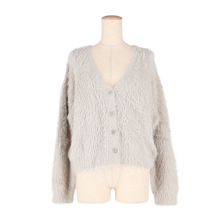 ふんわりシャギーニットカーディガン レディース | coca | 詳細画像3 