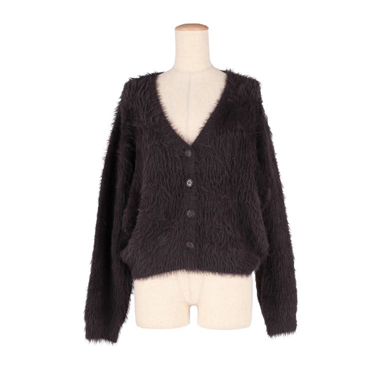 ふんわりシャギーニットカーディガン レディース | coca | 詳細画像4 