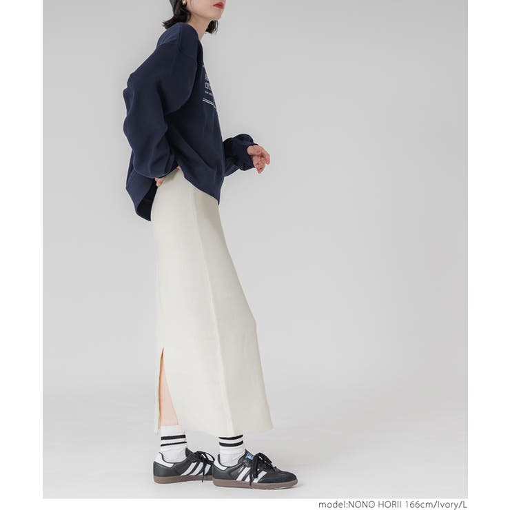 すっきり美シルエット、ミラノリブナロースカート | coca | 詳細画像20 