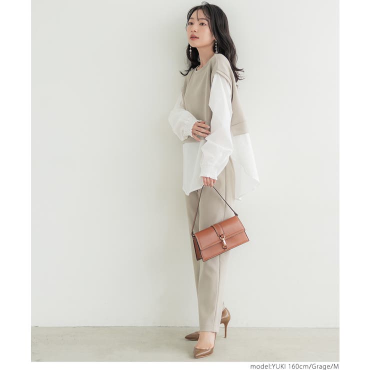 ダンボール裾レイヤード風トップス | coca | 詳細画像12 