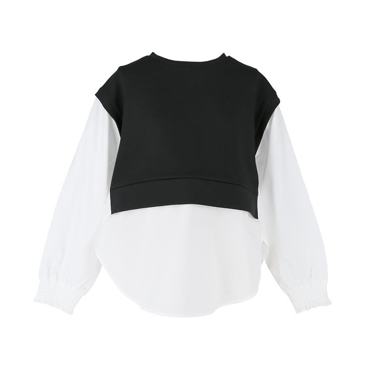 ダンボール裾レイヤード風トップス | coca | 詳細画像3 